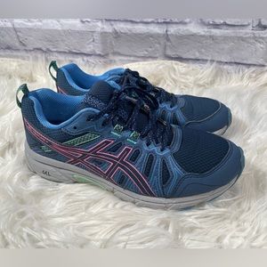 ASICS GEL-Venture 7 Women's Trail Running Sneakers peacock hot‎ pink size 7.5